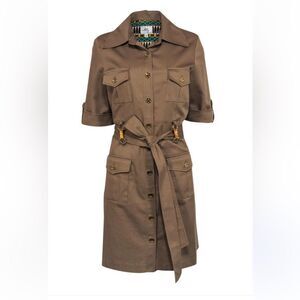 Milly New York Safari Bamboo Detail Dress